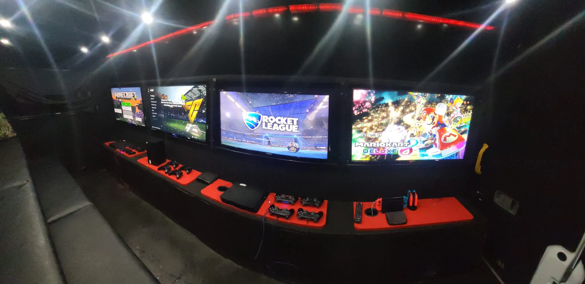 inside the Gaming Van
